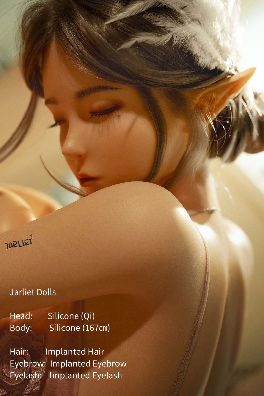 chi muñeca sexual (Jarliet 167 cm copa B de silicona)