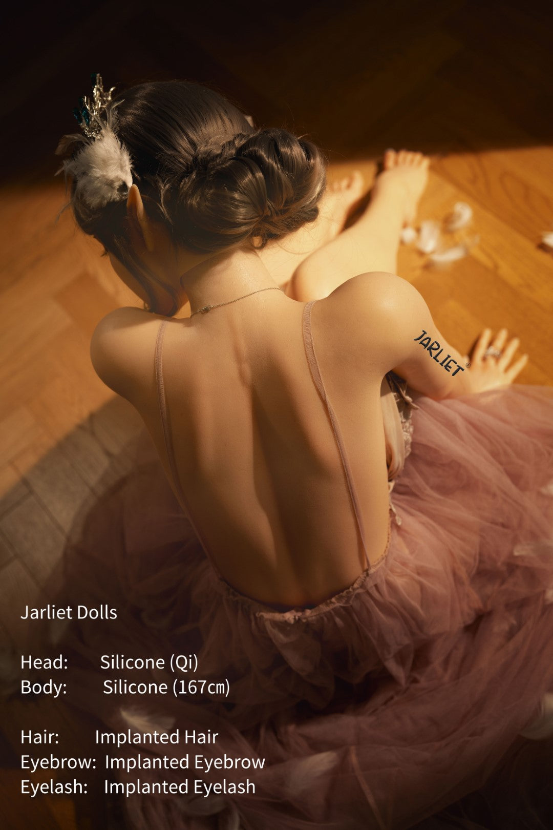chi muñeca sexual (Jarliet 167 cm copa B de silicona)