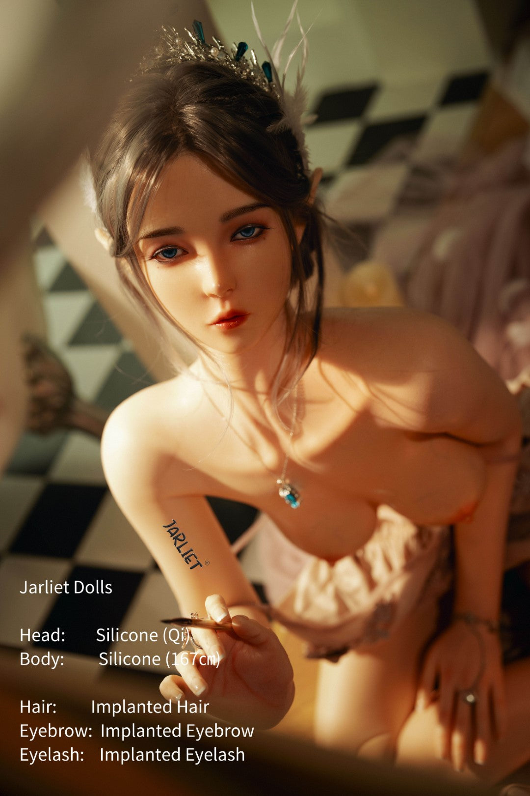 chi muñeca sexual (Jarliet 167 cm copa B de silicona)