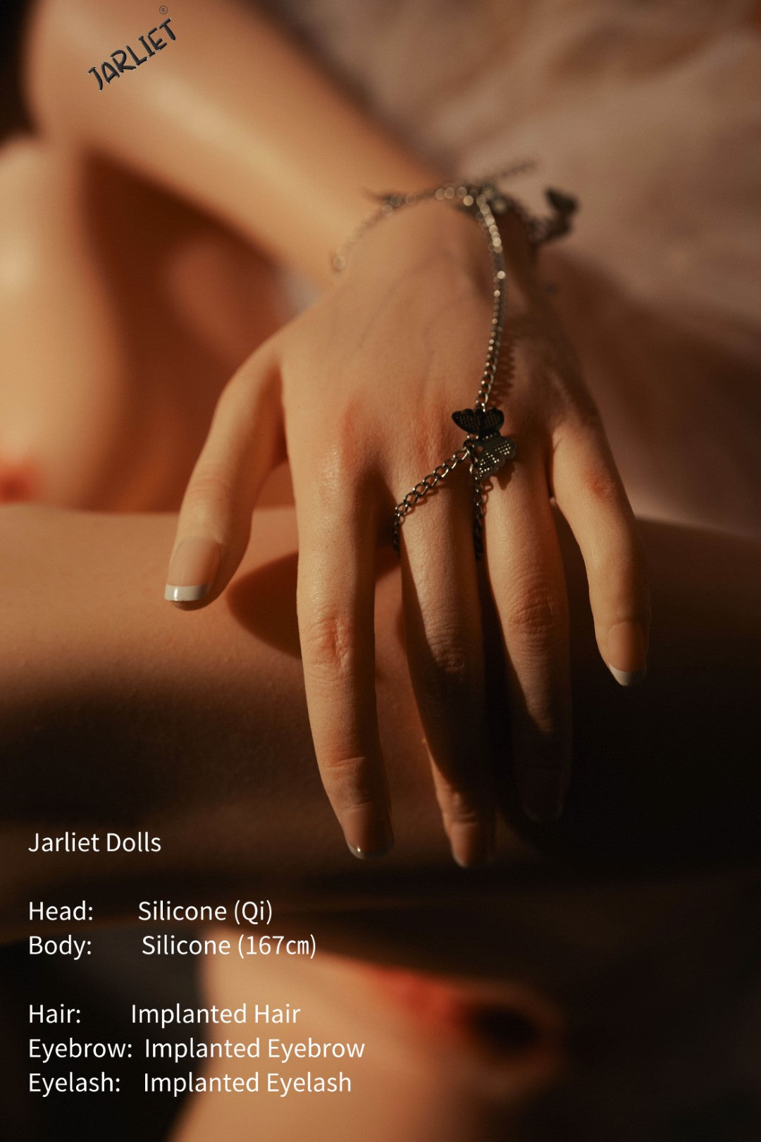 chi muñeca sexual (Jarliet 167 cm copa B de silicona)