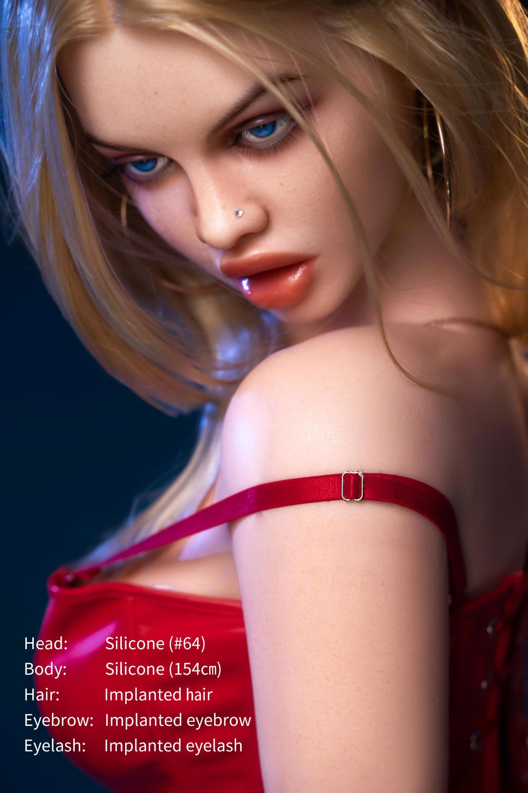 mejor amiga muñeca sexual (Jarliet 154 cm copa C de silicona)