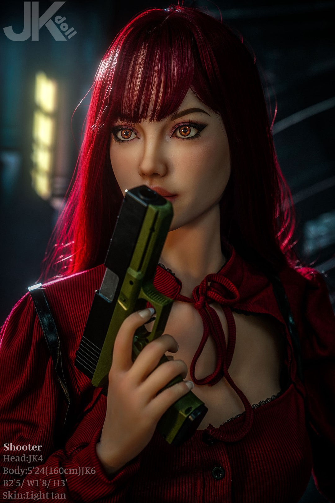 tirador muñeca sexual (JK-Doll Copa D de 160 cm JK4 TPE)