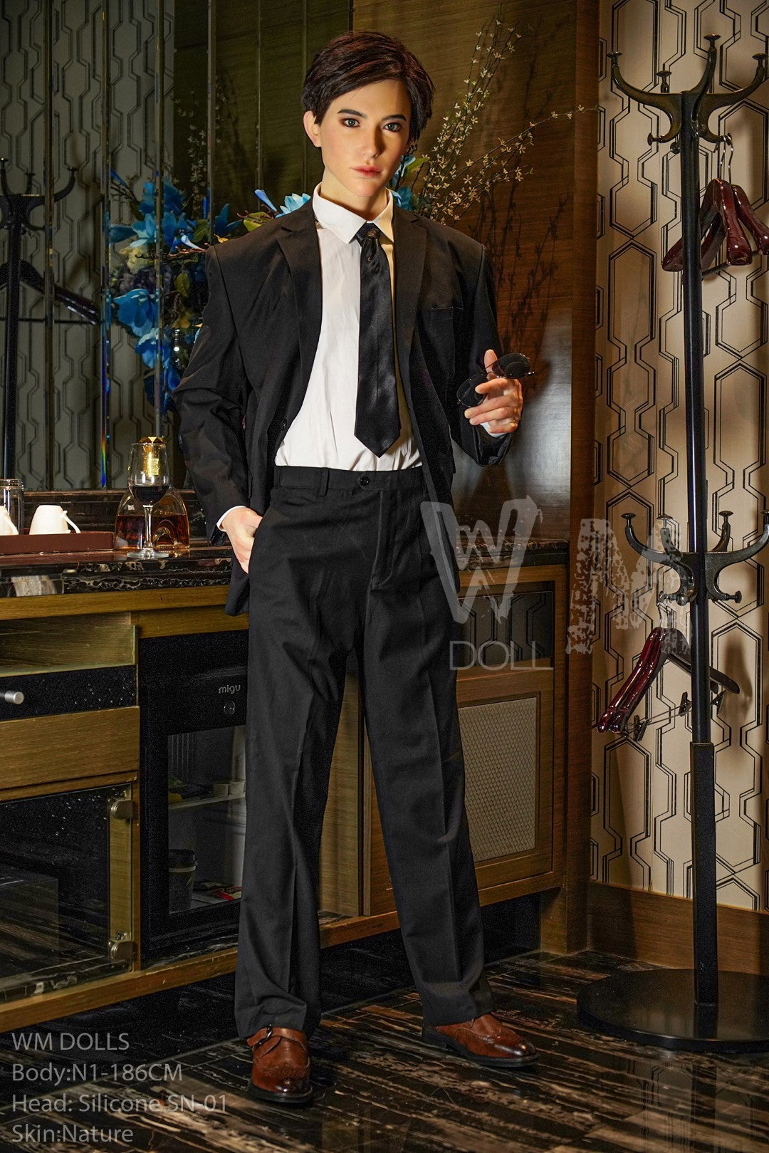 Boneca sexual masculina Kenji (WM-Doll 186cm #N1Silicone)