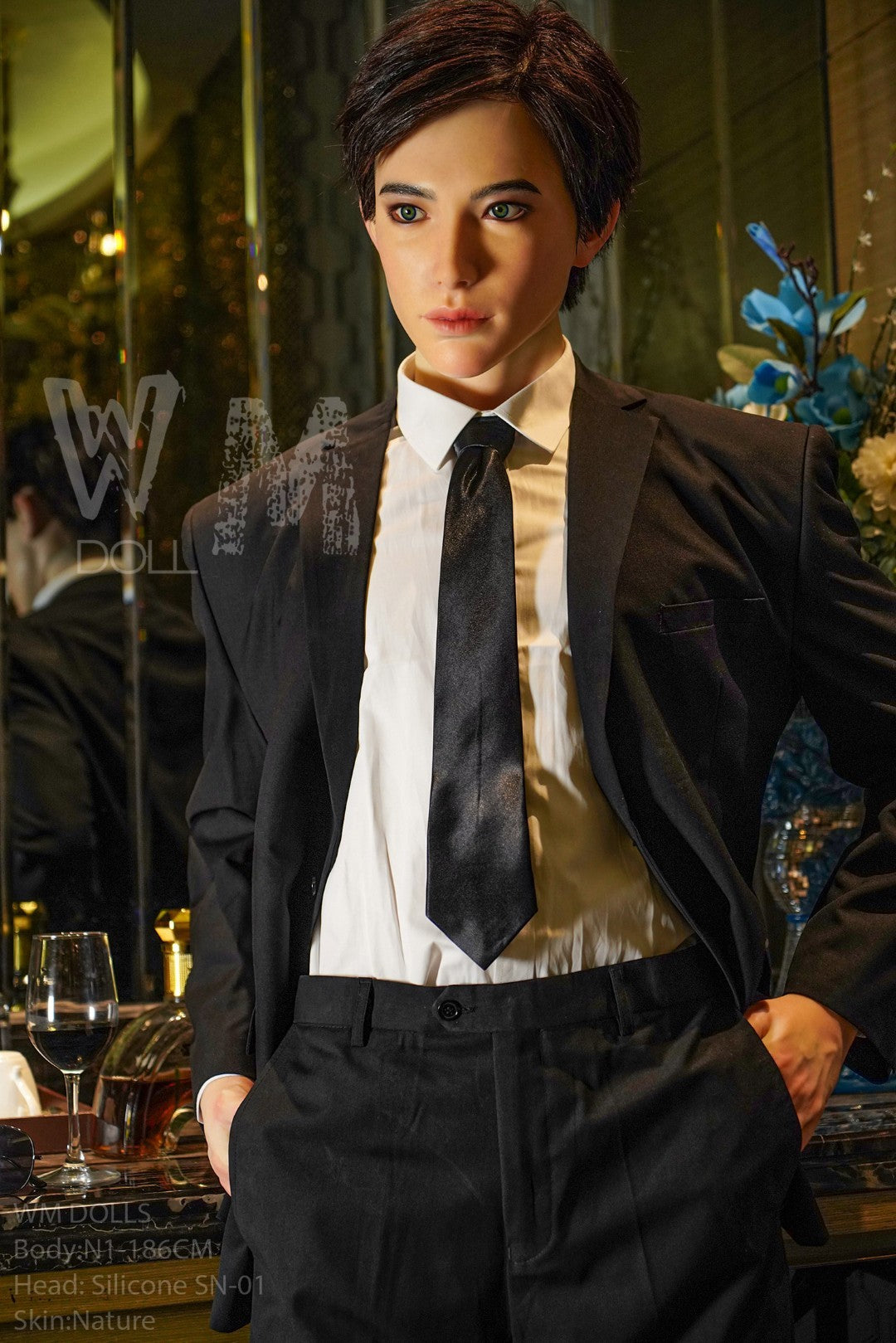 Boneca sexual masculina Kenji (WM-Doll 186cm #N1Silicone)