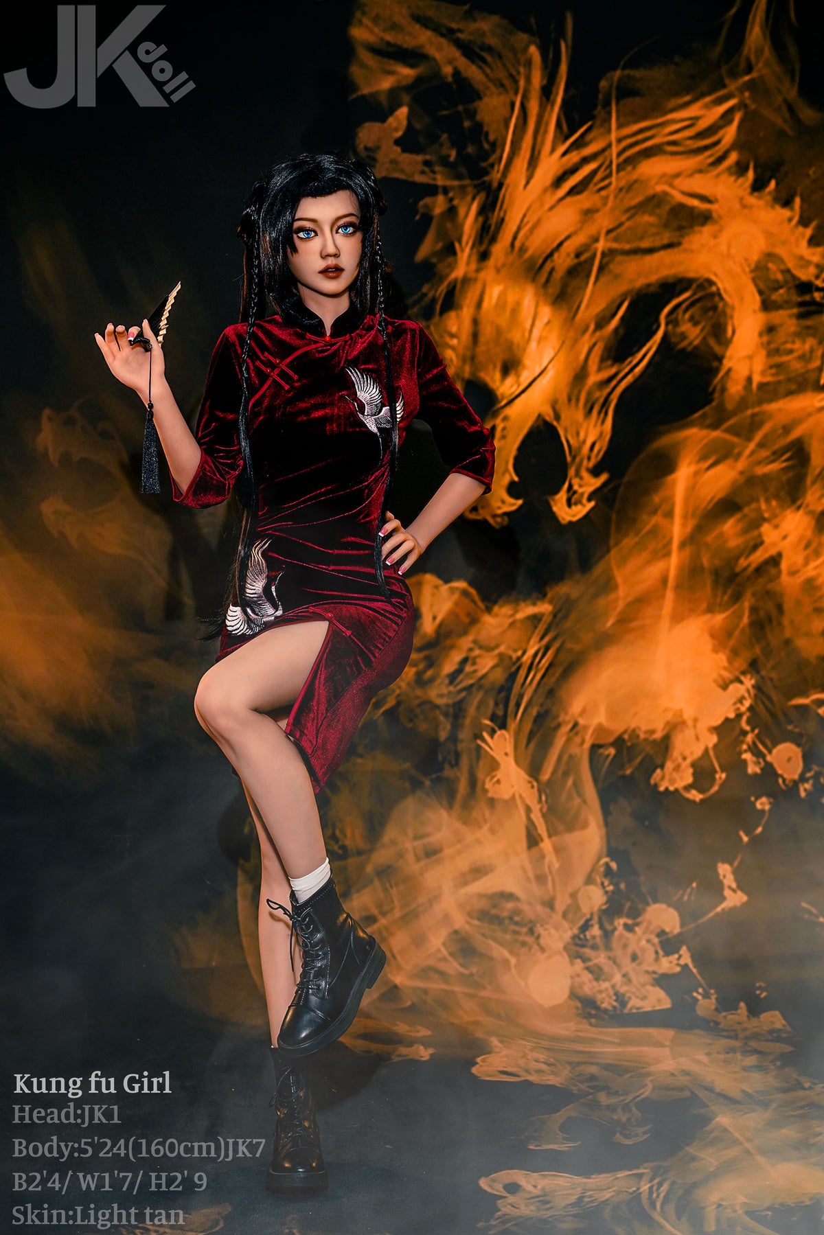 Chica Ku fung muñeca sexual (JK-Doll Copa D de 160 cm JK1 TPE)