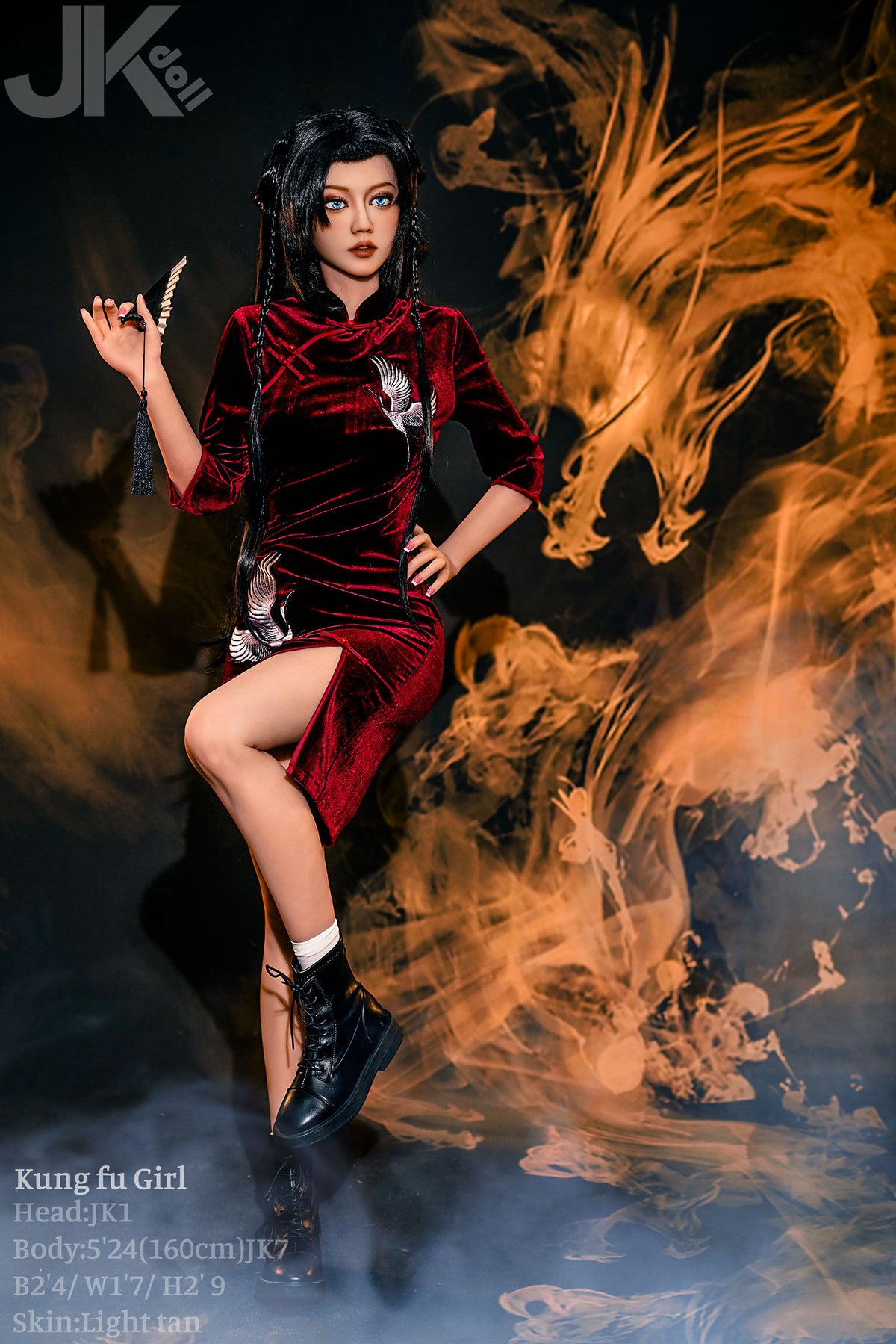 Chica Ku fung muñeca sexual (JK-Doll Copa D de 160 cm JK1 TPE)