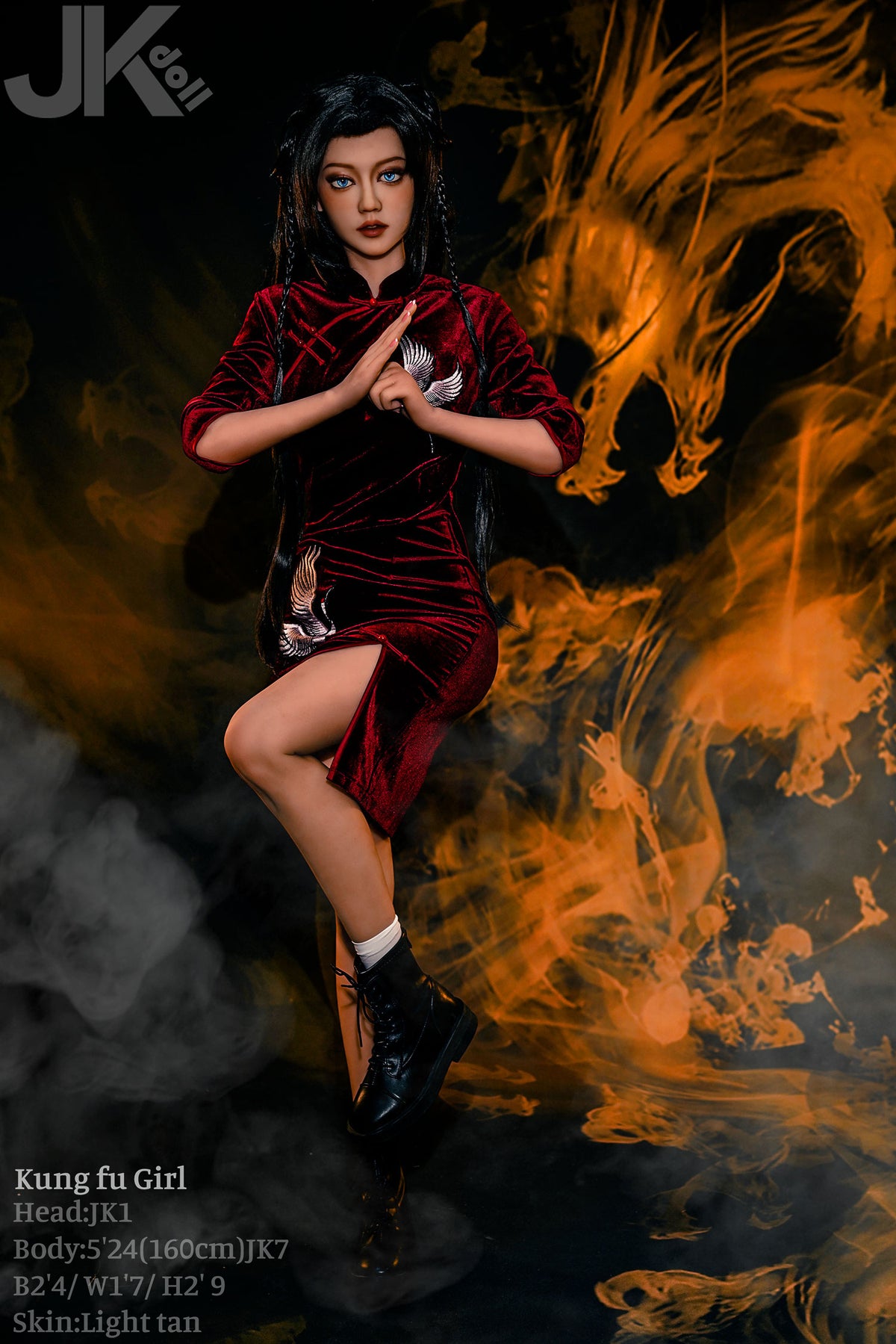Chica Ku fung muñeca sexual (JK-Doll Copa D de 160 cm JK1 TPE)
