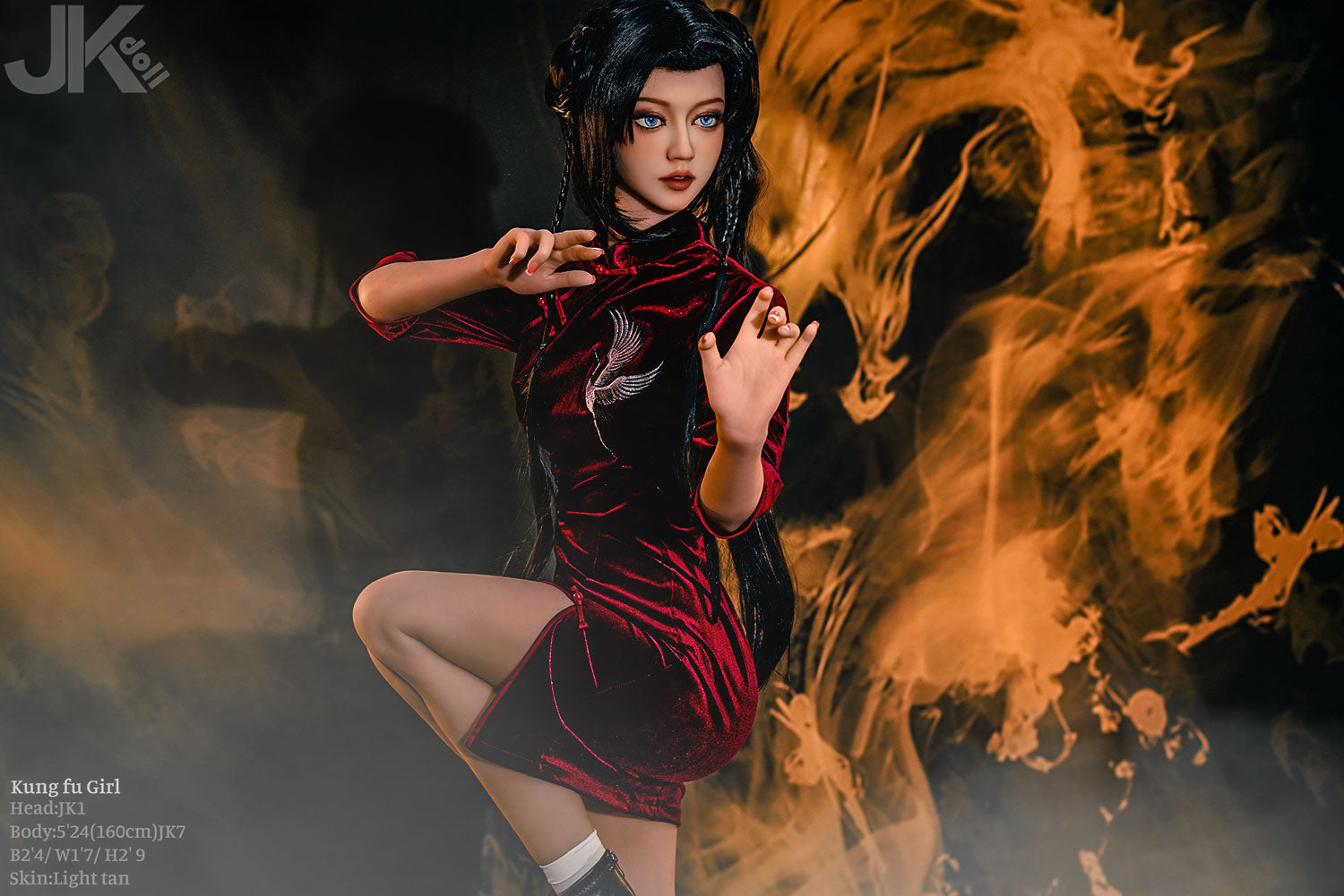 Chica Ku fung muñeca sexual (JK-Doll Copa D de 160 cm JK1 TPE)