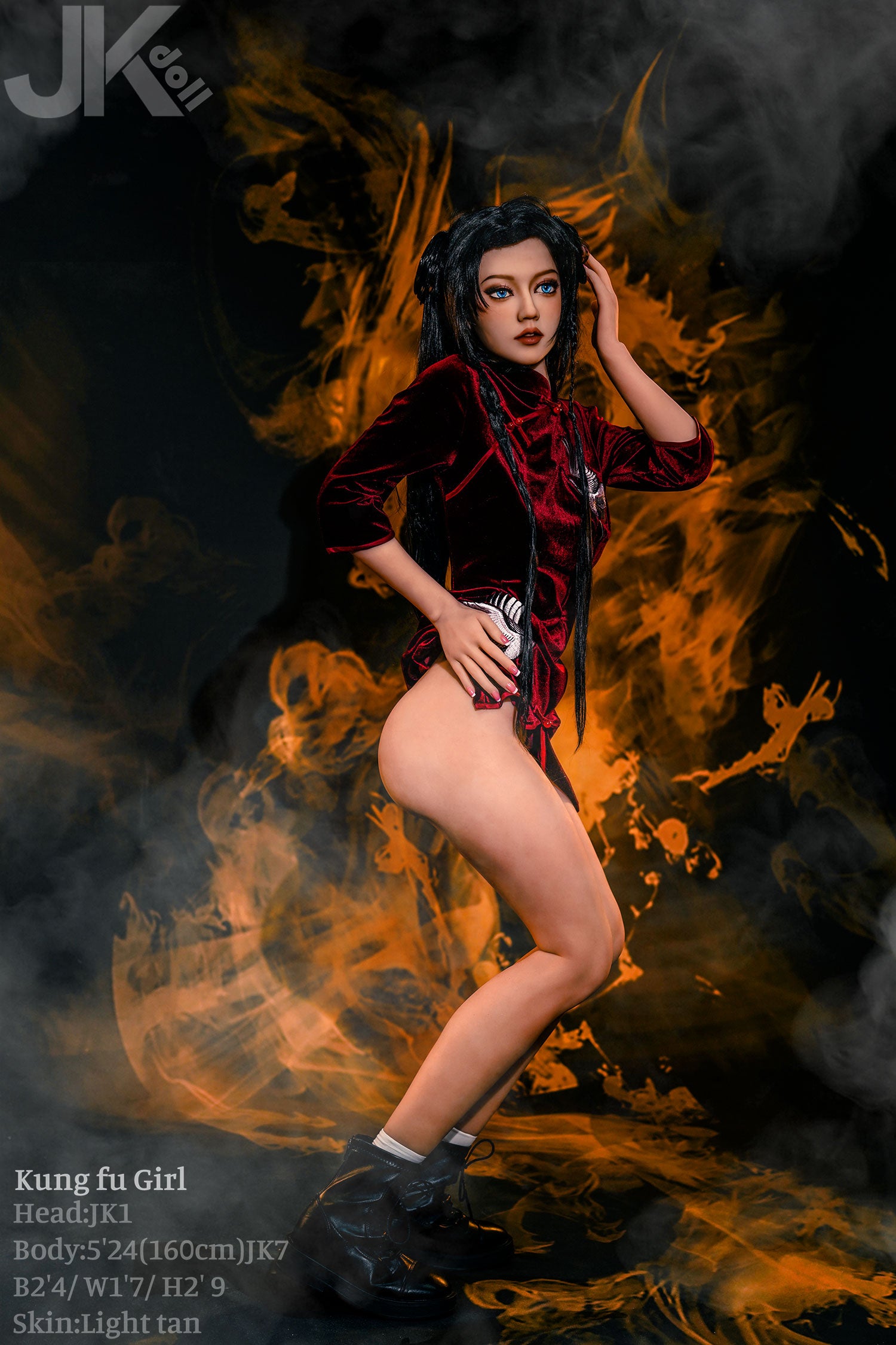 Chica Ku fung muñeca sexual (JK-Doll Copa D de 160 cm JK1 TPE)
