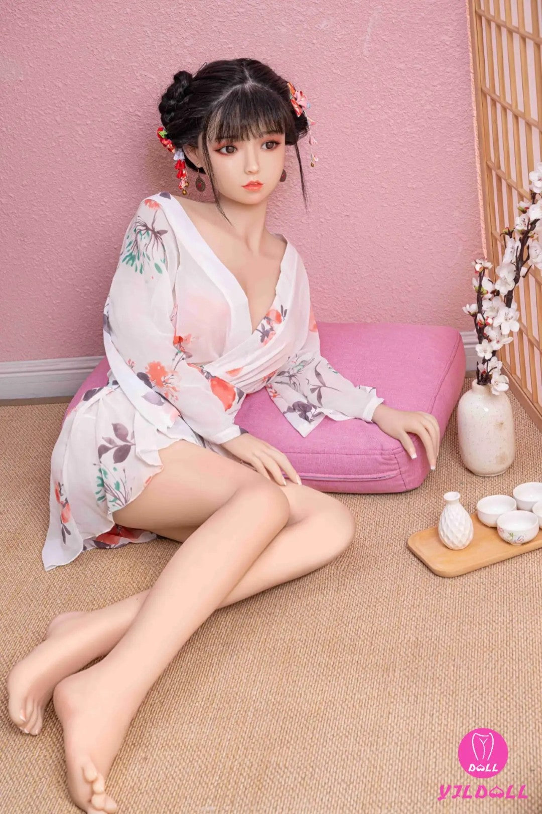 Boneca Sexual Irene (YJL Doll Copo C 148cm #210 TPE+Silicone)