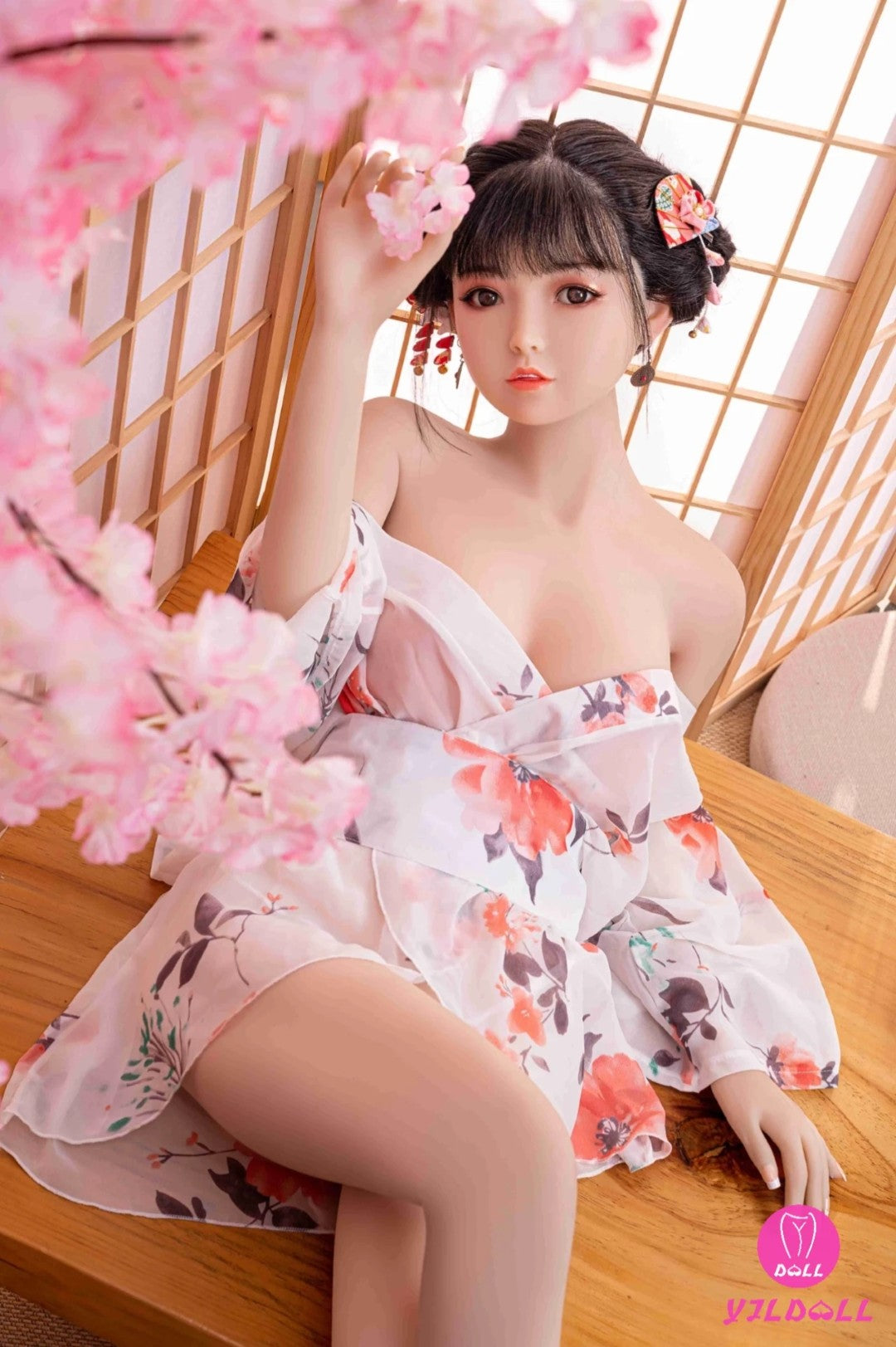 Boneca Sexual Irene (YJL Doll Copo C 148cm #210 TPE+Silicone)