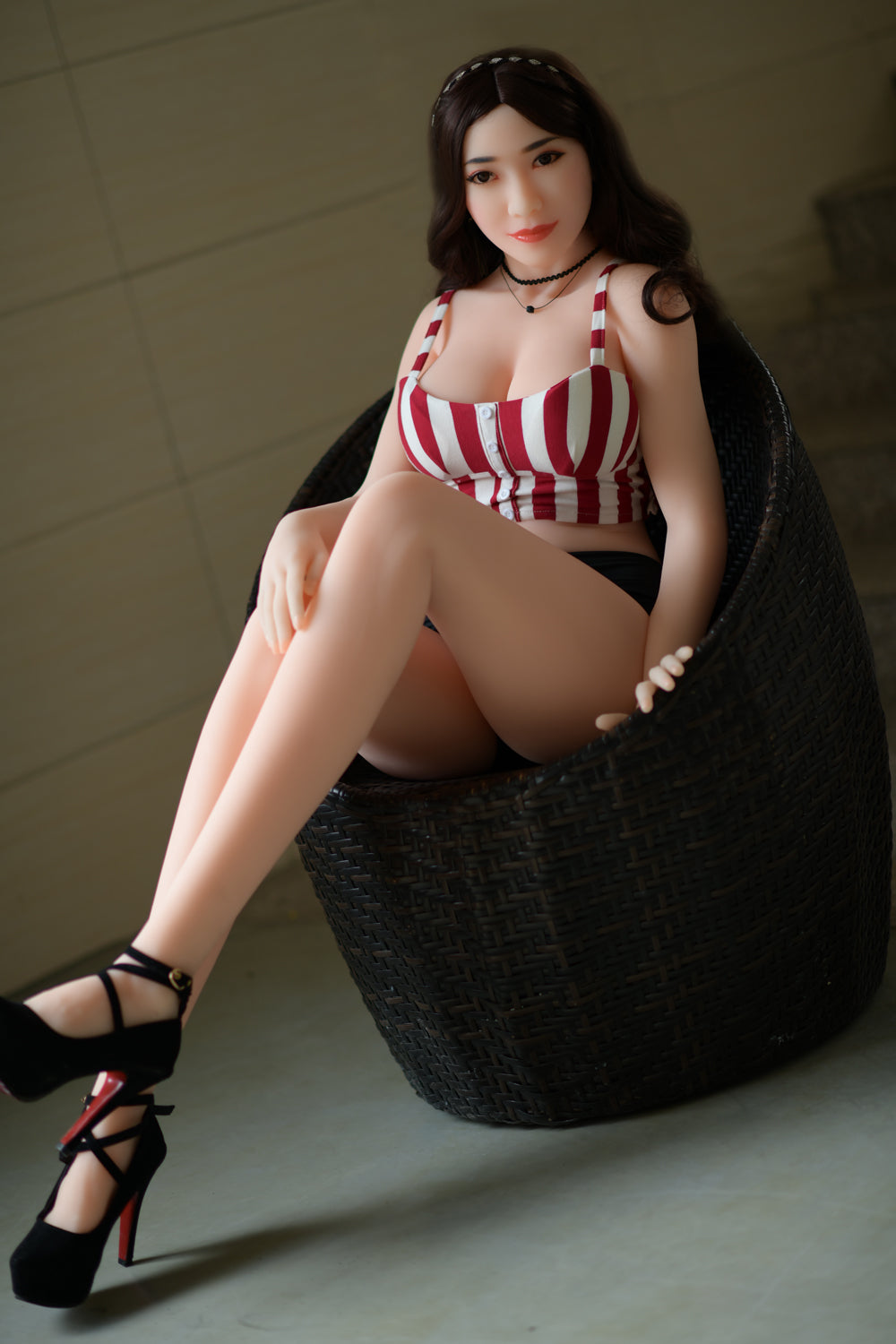 Amber boneca sexual (HRDoll Copo D de 165 cm #38 TPE)