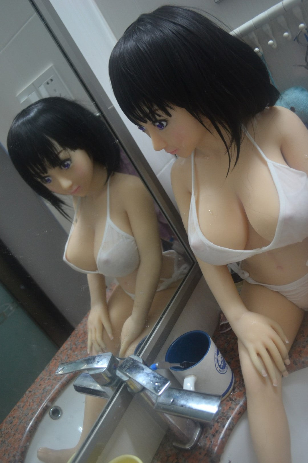 Mila muñeca sexual (WM-Doll Classic Mini 100 cm D-Kupa #101 TPE)