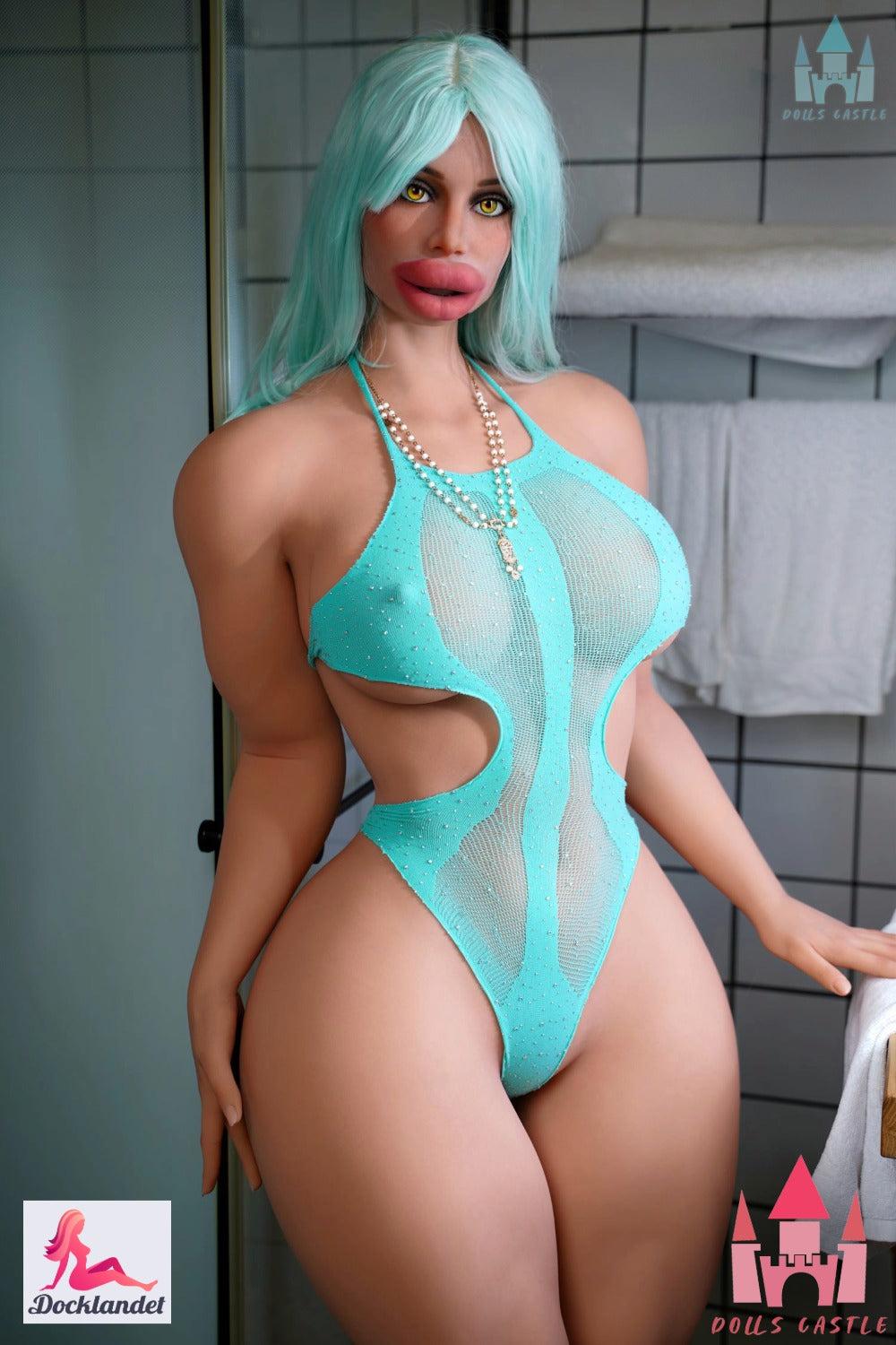 Zara muñeca sexual (Dolls Castle Muñeca Bimbo pesada E-Kupa #DC64 de 164 cm (silicona)