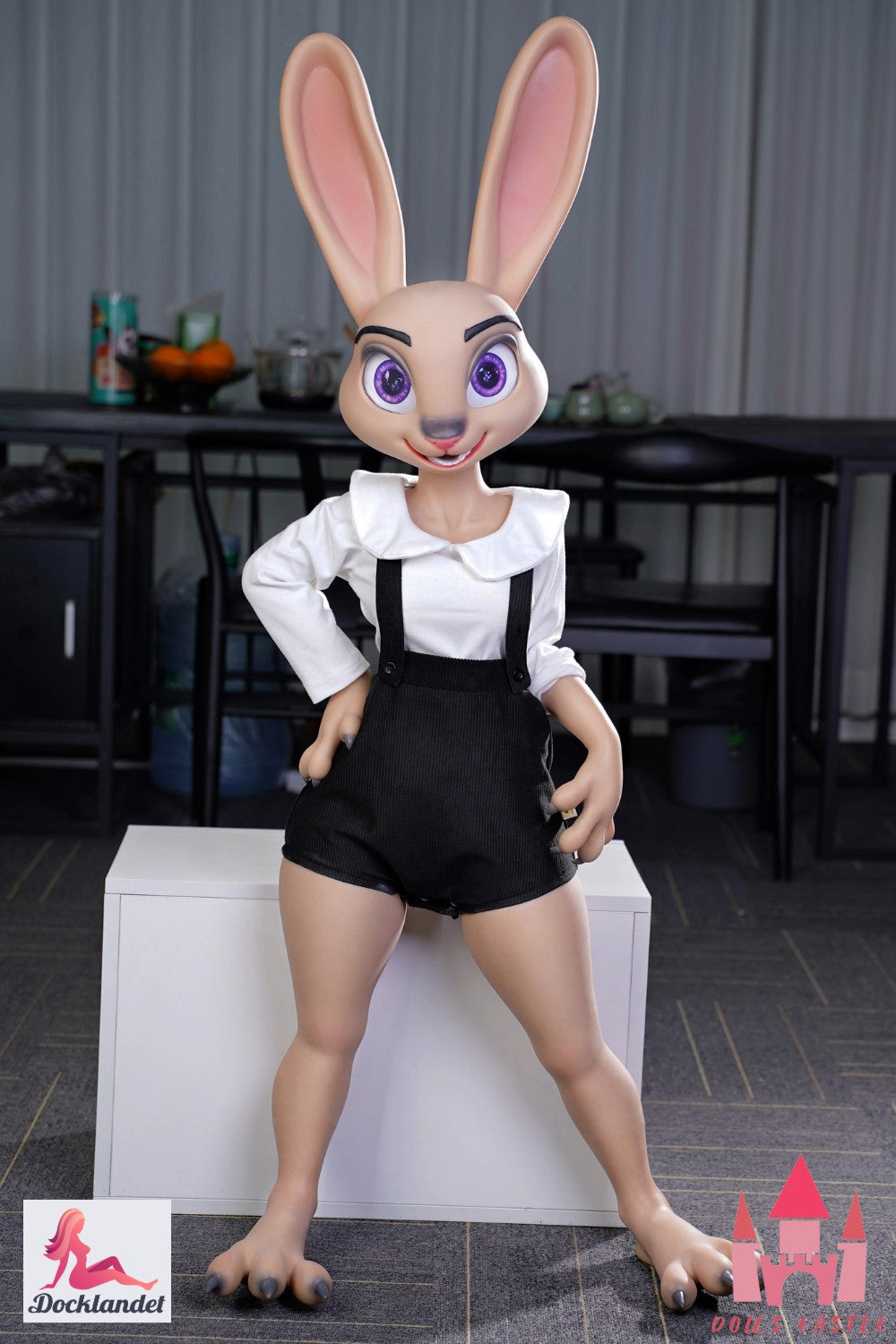 Conejito muñeca sexual (Dolls Castle Copa C de silicona de 120 cm)