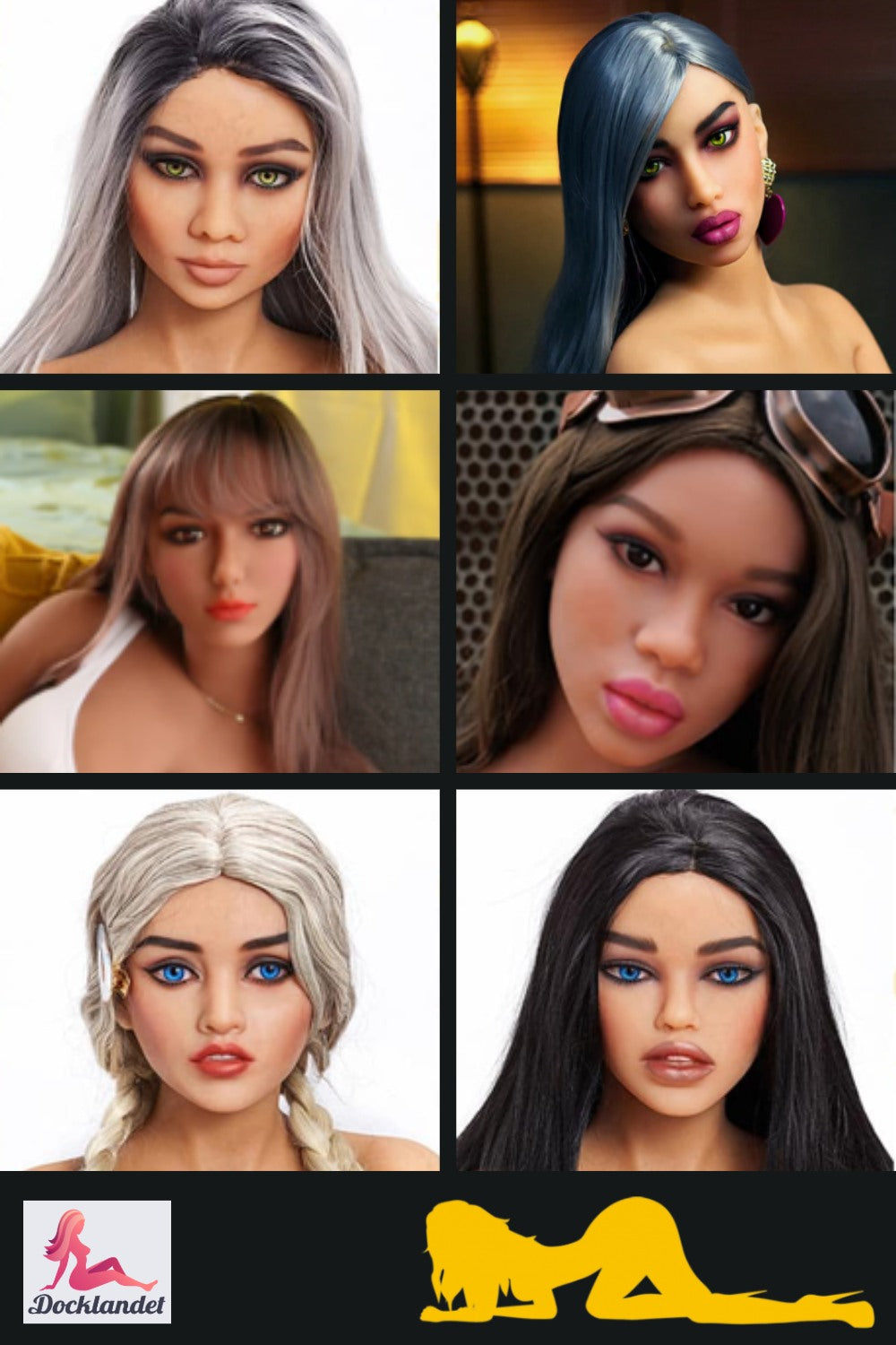 cabeza adicional (Irontech Doll TPE originales)