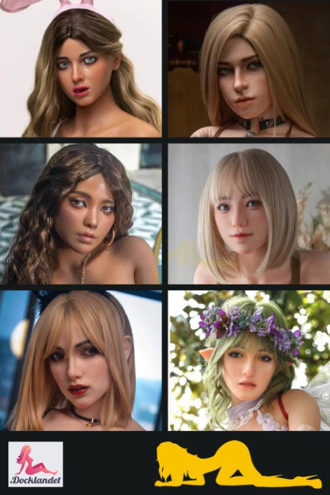 cabeza adicional (Irontech Doll Originales de silicona)