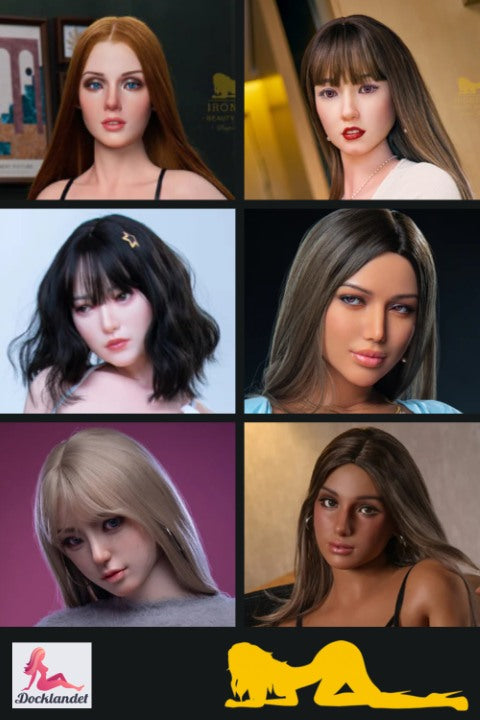 cabeza adicional (Irontech Doll Originales de silicona)