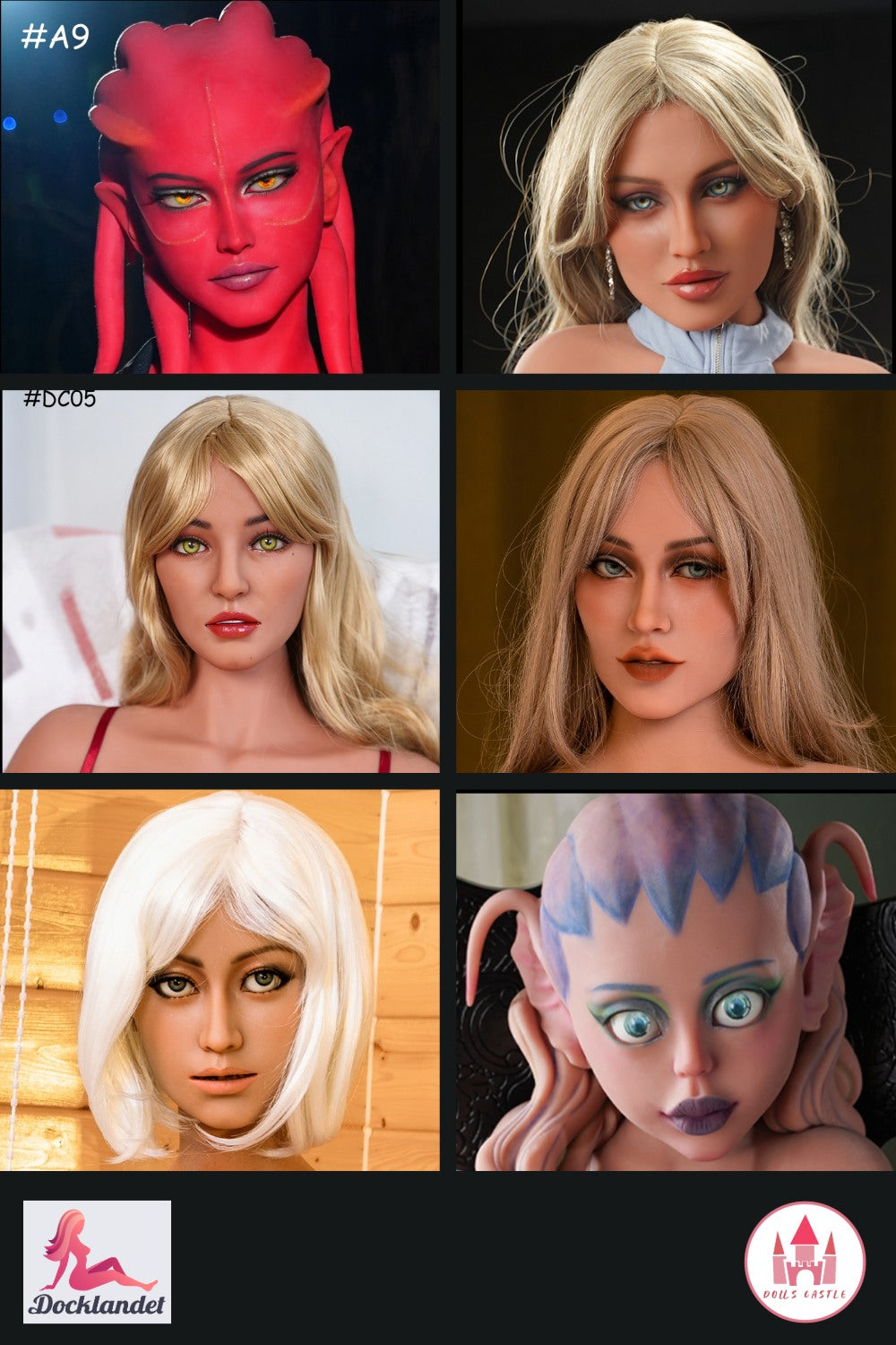 Cabeza extra (Dolls Castle Silicona original)