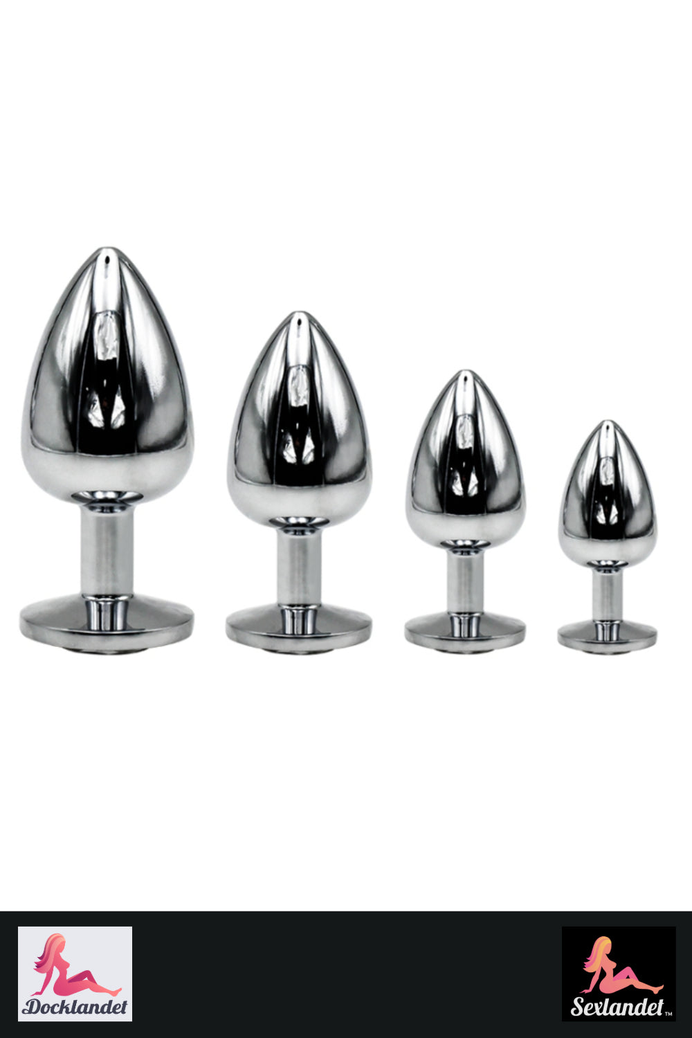 Butt Plug in Aluminium - Defina com 4 tamanhos