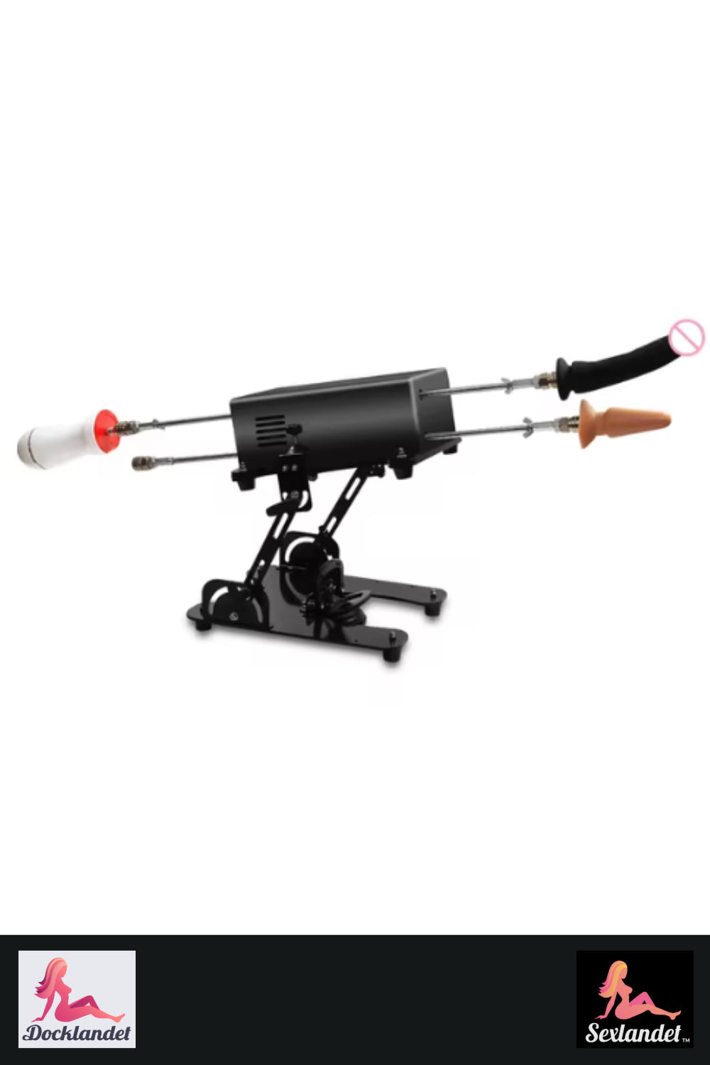 Máquina sexual para doble penetración