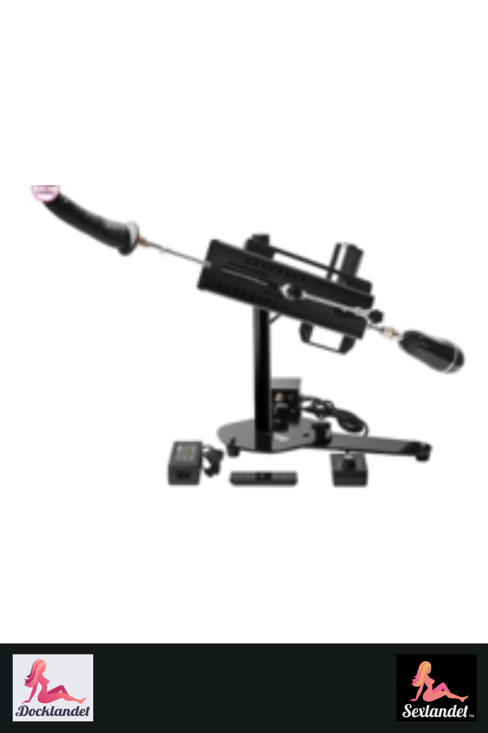 Máquina de sexo poderosa com controle remoto - motor 120W, movimento ajustável e ângulo