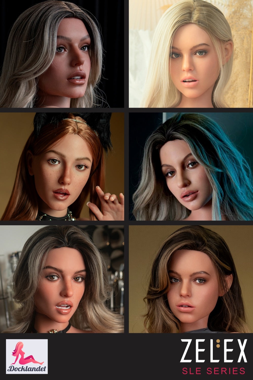 cabeza adicional (Zelex Doll SLE Silicona Original)