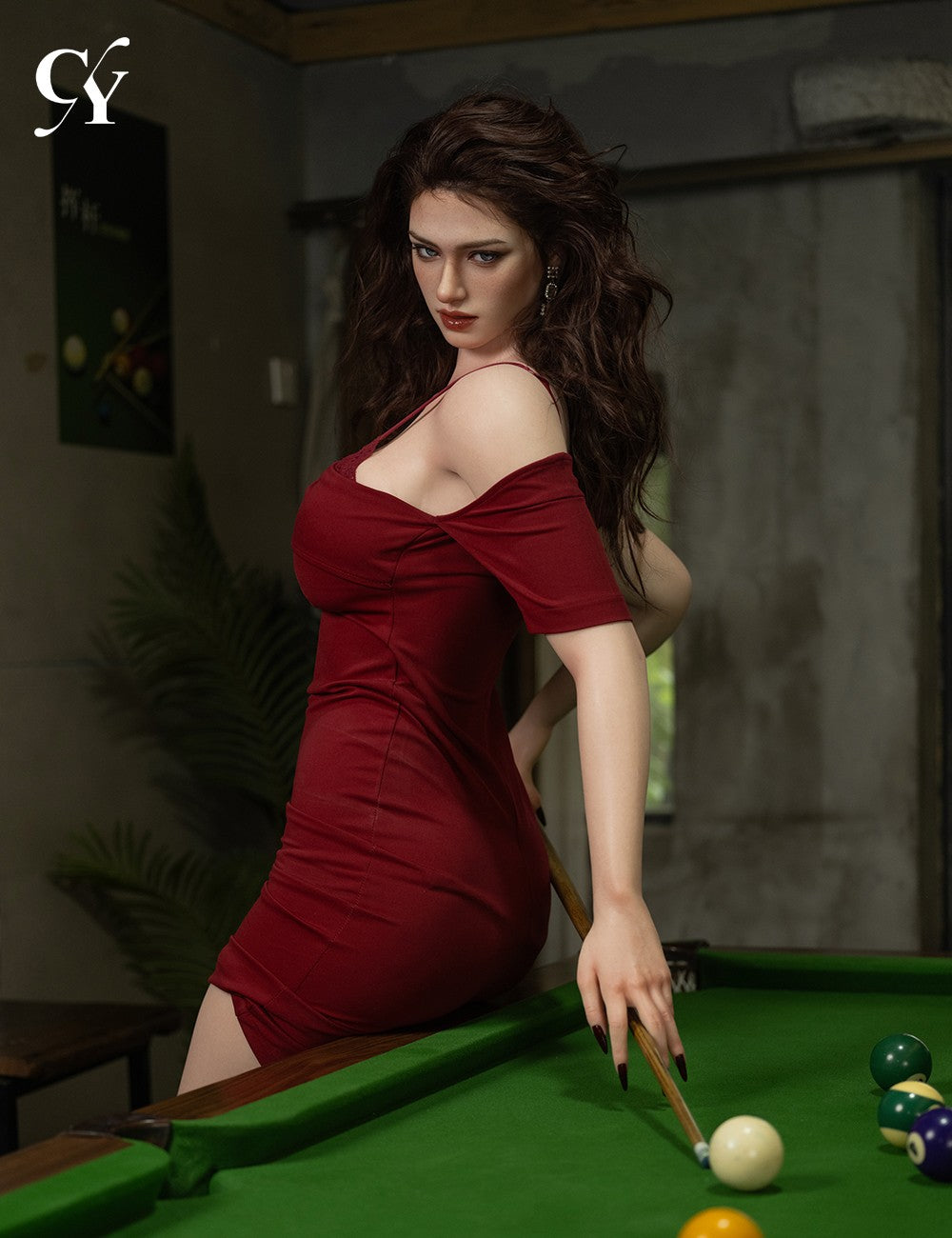 Elva boneca sexual (TOP CYDOLL Copo E de 176cm (TPE+Silicone)