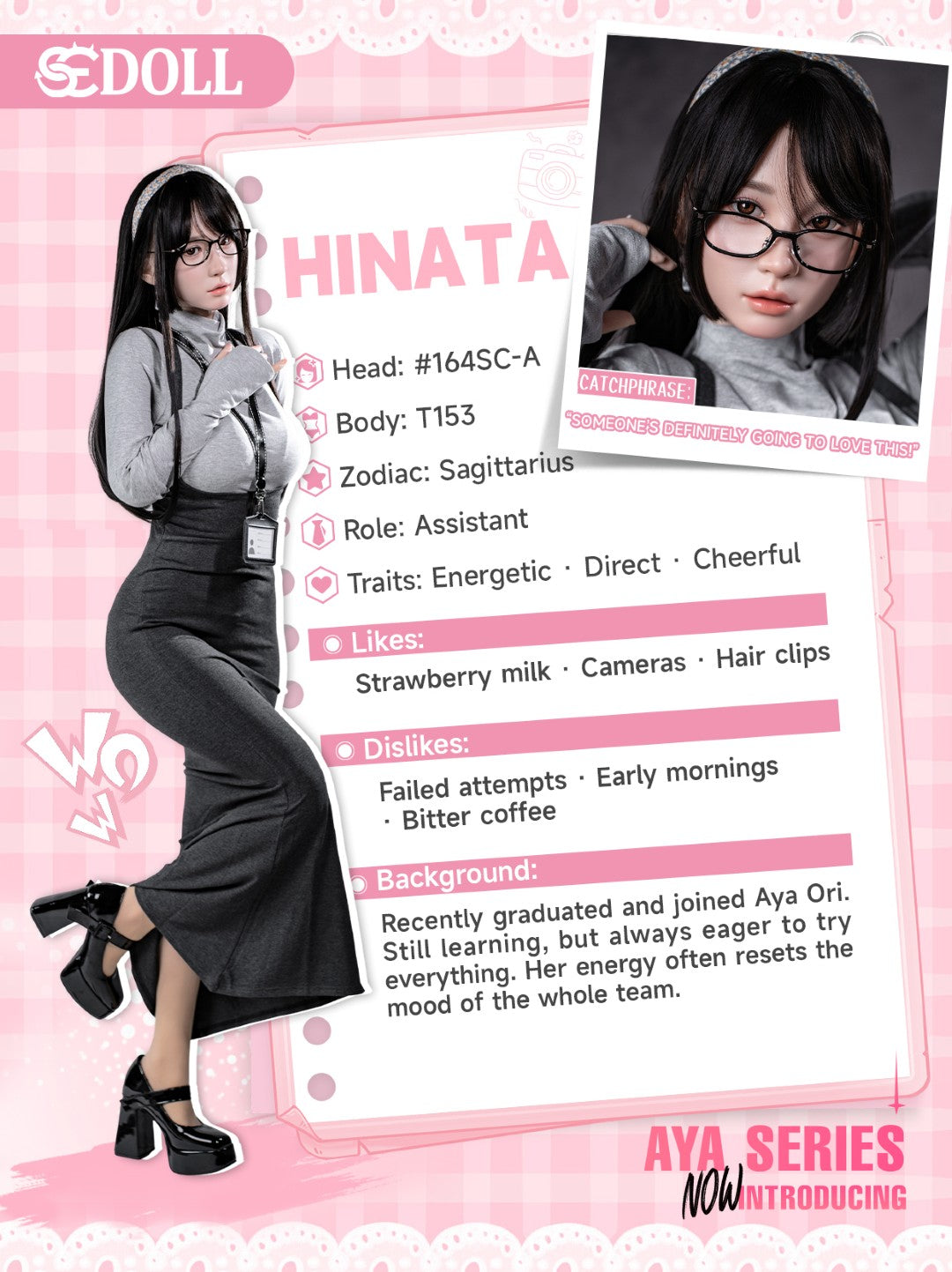 Hinata.Uma boneca sexual (SEDoll Copa A de 153cm #164SC RST silicone)