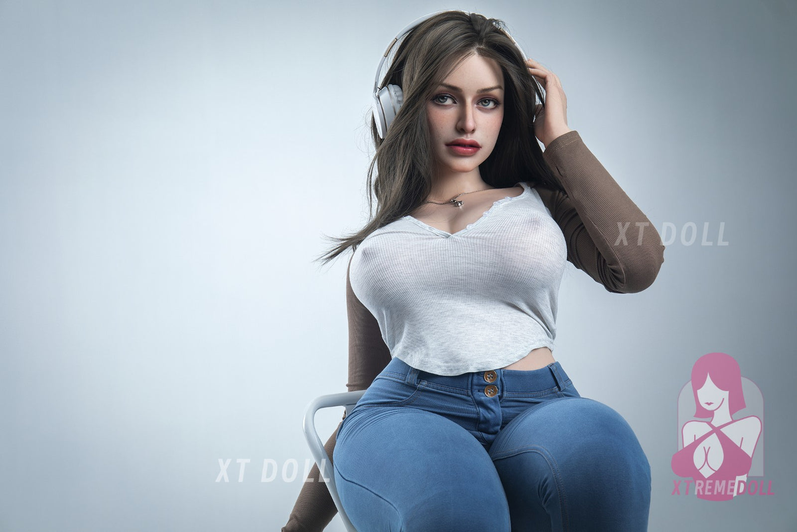 Everleigh muñeca sexual (XT Doll 162 cm Copa G #XT-19 Silicona)