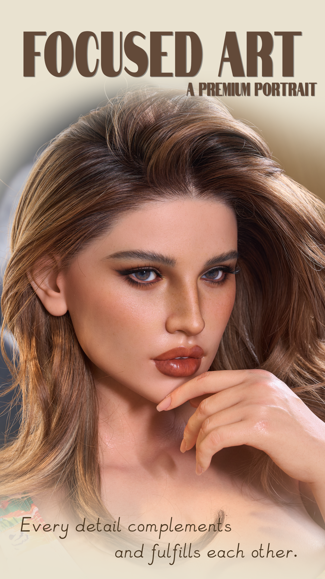 Elsa Modelo 21 Boneca Sexual Deluxe (Gynoid Doll Silicone de copa F de 164 cm)