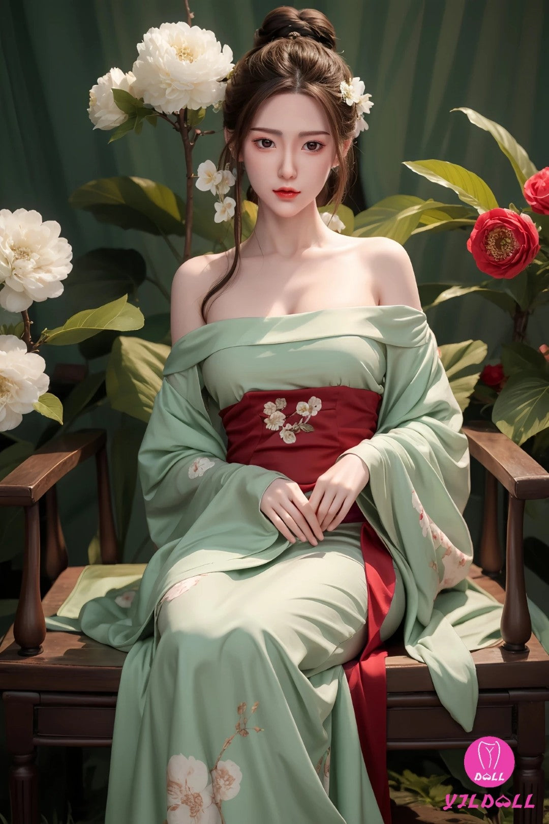 Boneca sexual Fan Jing (YJL Doll Copo D de 165cm #449 Silicone)