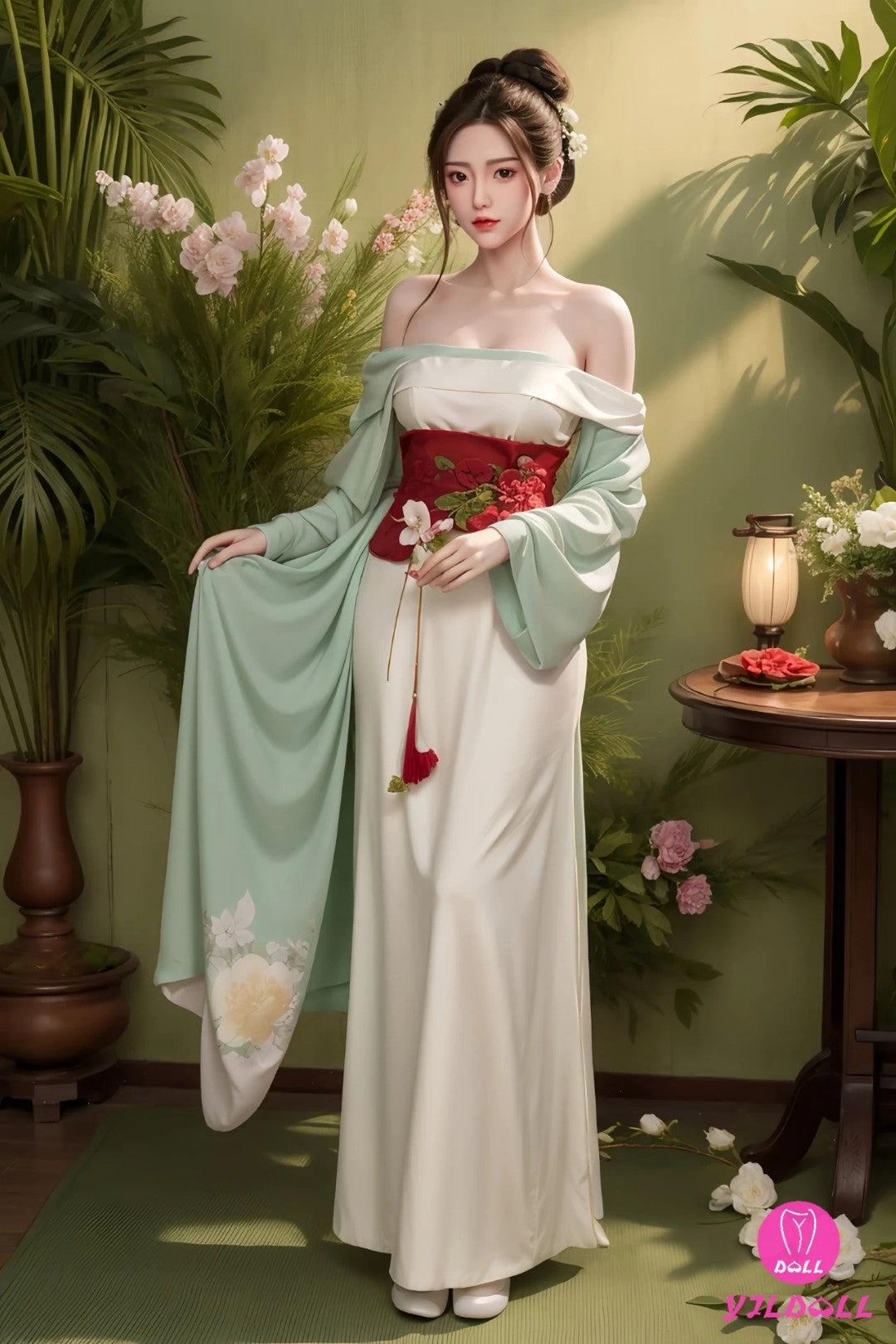 Boneca sexual Fan Jing (YJL Doll Copo D de 165cm #449 Silicone)