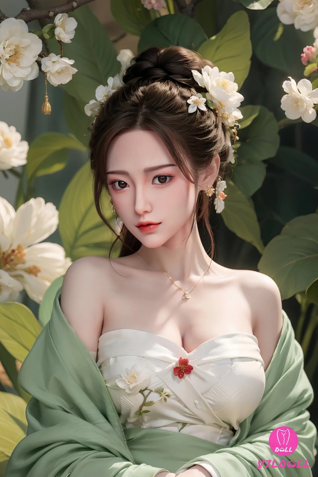 Boneca sexual Fan Jing (YJL Doll Copo D de 165cm #449 Silicone)