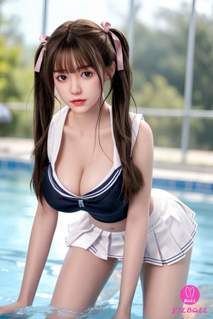 Gu Lan muñeca sexual (YJL Doll 165 cm D-CUP #410 Silicona)