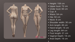 Hatsune Miko muñeca sexual (FunWest Doll 159cm A-CUP #041S Silicone)