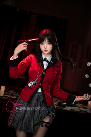 Yumeko Jabami muñeca sexual (FunWest Doll 159cm A-CUP #038S Silicone)