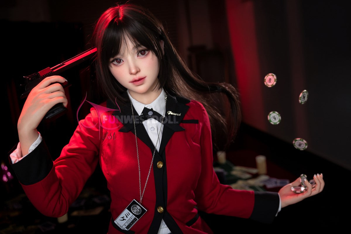 Yumeko Jabami muñeca sexual (FunWest Doll 159cm A-CUP #038S Silicone)