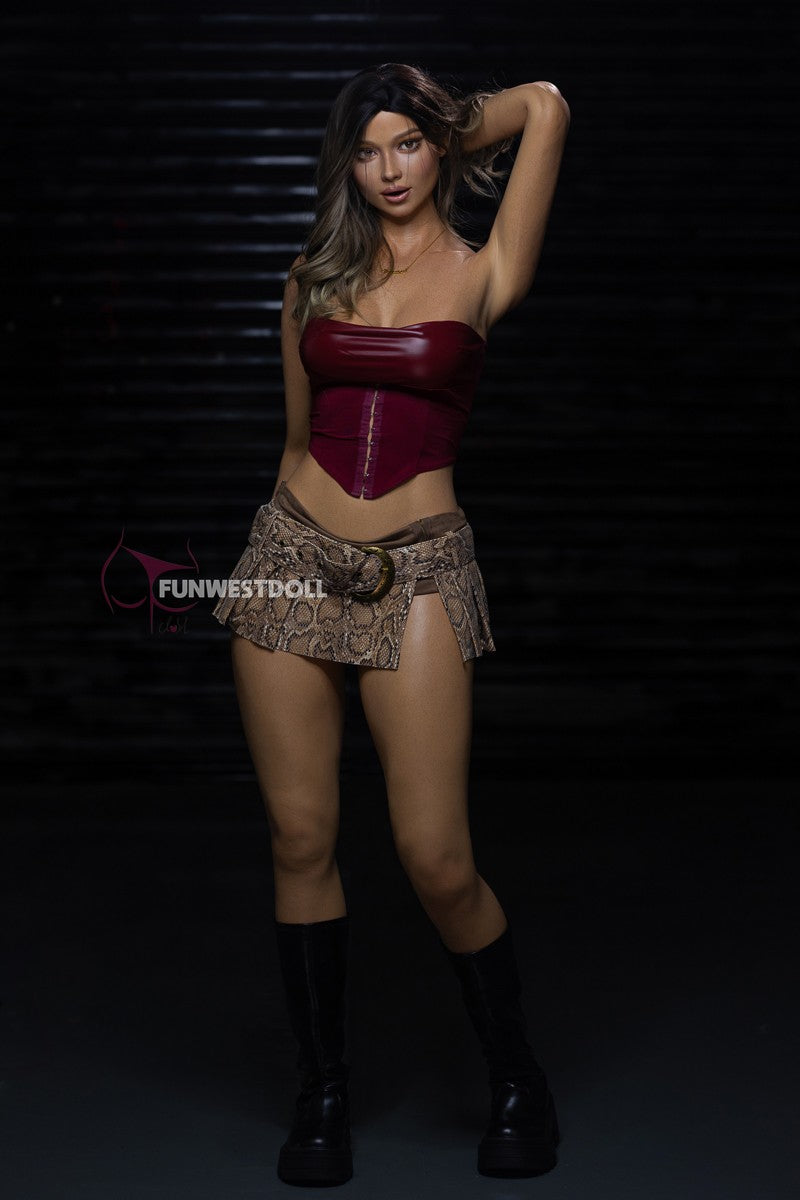 Rosa muñeca sexual (FunWest Doll 168cm D-CUP #043SJ RST Silicona)