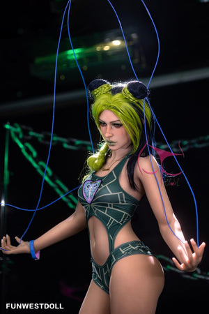 Boneca sexual jolyne (FunWest Doll 159cm A-Cup #033 TPE)