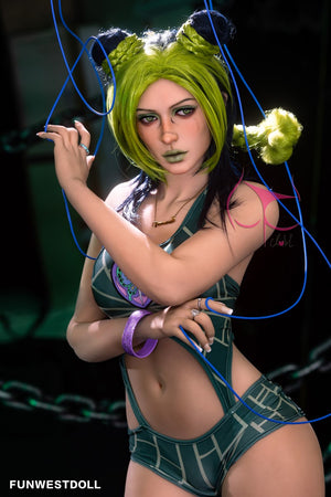 Boneca sexual jolyne (FunWest Doll 159cm A-Cup #033 TPE)