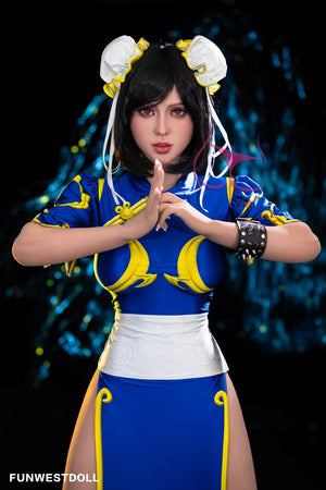 Chun Li muñeca sexual (FunWest Doll 155 cm F-CUP #032 TPE)