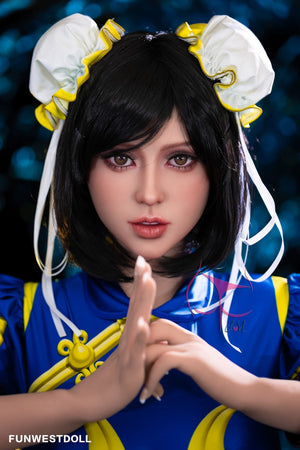 Chun Li muñeca sexual (FunWest Doll 155 cm F-CUP #032 TPE)