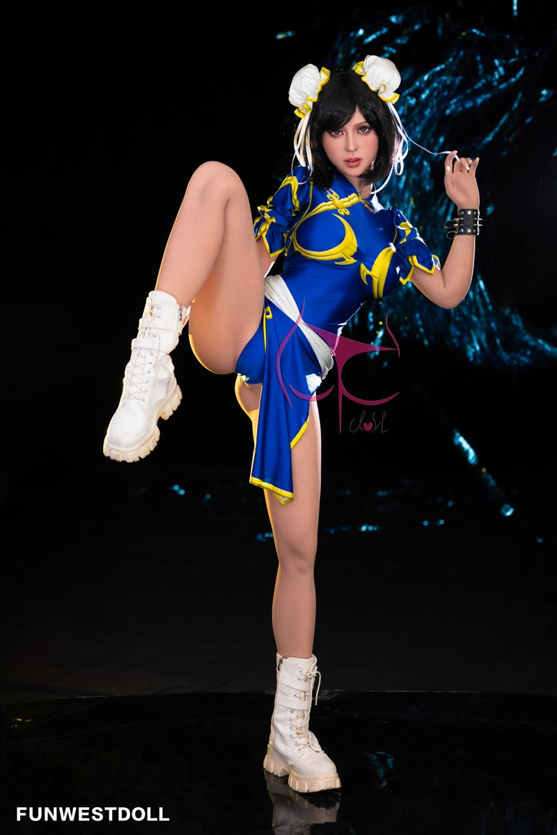 Chun Li muñeca sexual (FunWest Doll 155 cm F-CUP #032 TPE)