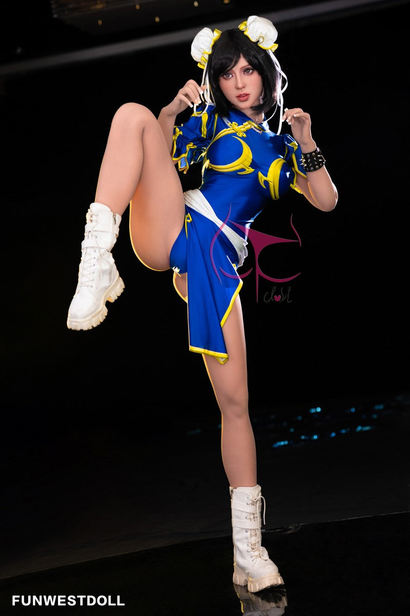 Chun Li muñeca sexual (FunWest Doll 155 cm F-CUP #032 TPE)