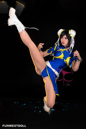Chun Li muñeca sexual (FunWest Doll 155 cm F-CUP #032 TPE)