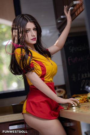 Boneca sexual zoey (FunWest Doll 155cm F-Cup #034 TPE)