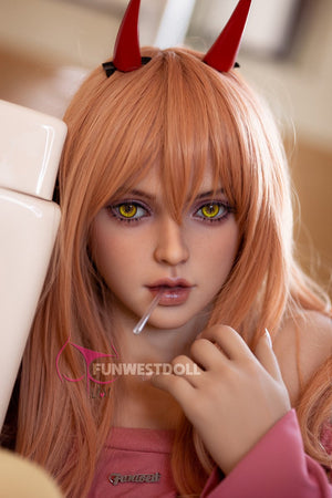 Boneca sexual de lírio (FunWest Doll 159cm A-Cup #036 TPE) EXPRESS