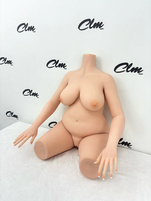 Torso ondulado muñeca sexual (Climax Doll Classic 88 cm F-Kupa TPE)