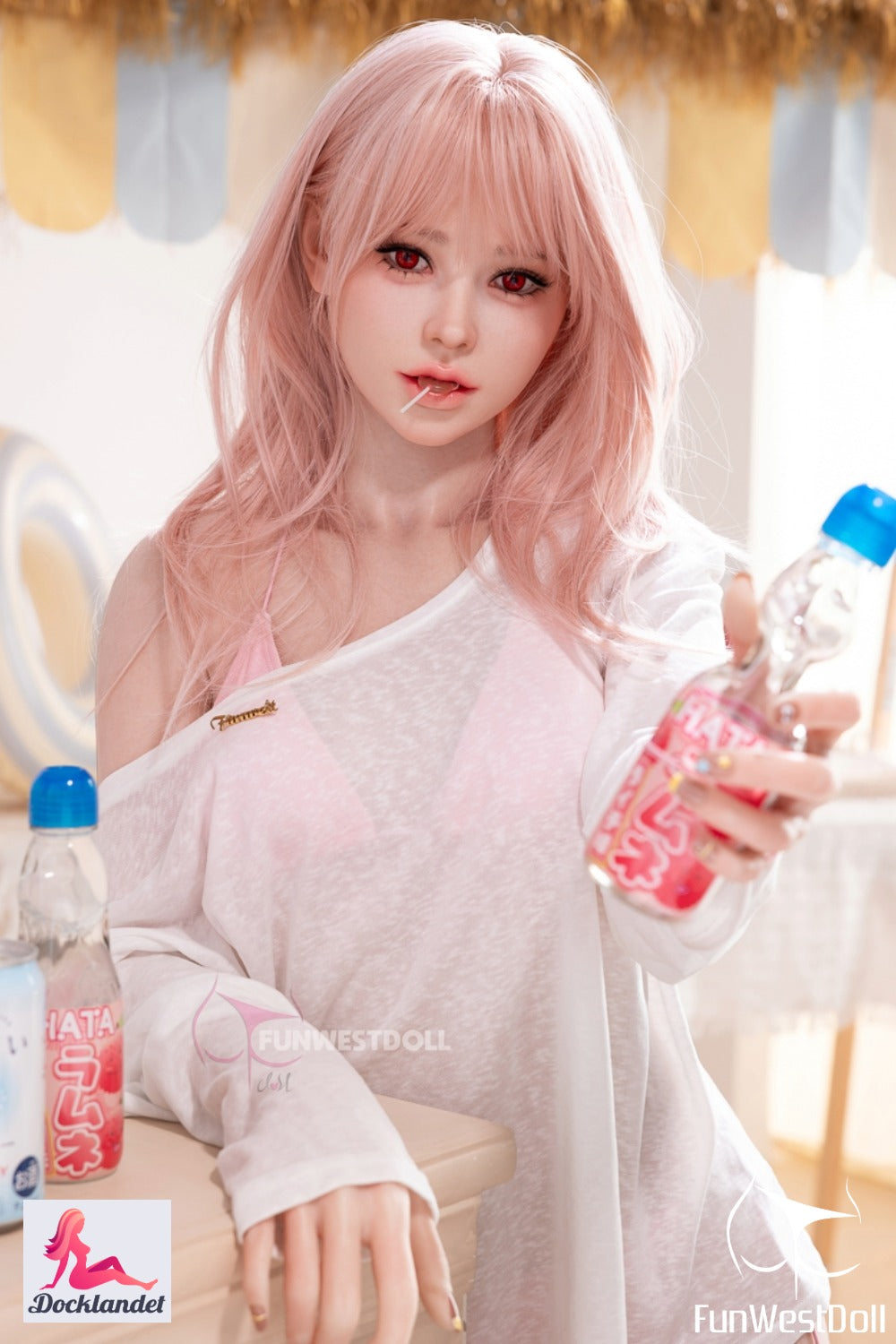 lucía muñeca sexual (FunWest Doll Copa A de 159 cm #032SJ RST silicona)